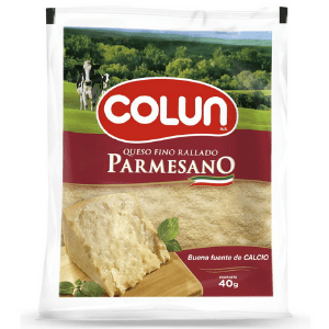 Queso Parmesano rallado Colun, 40 gr
