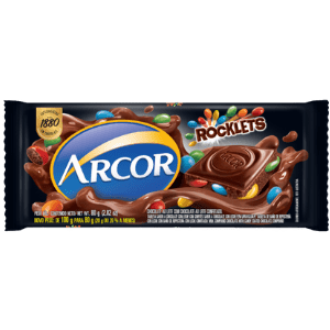 Barra de Chocolate Rocklets Cocholate, 100 gr