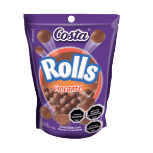 Chocolate Costa Rolls Crocante ,150gr