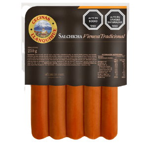 Salchichas Llanquihue, 250 gr