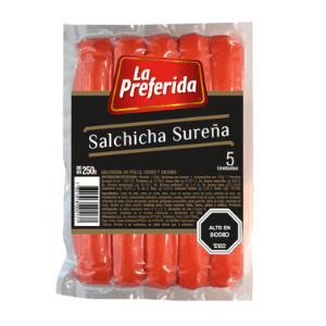 Salchichas Sureña La Preferida, 250 gr