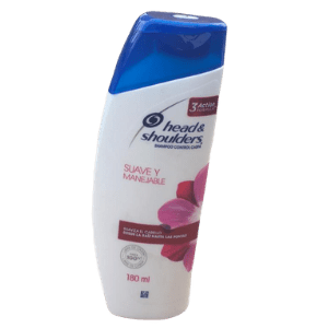 Shampoo Head & Shoulders (suave y manejable), 180 ml