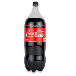 Bebida Coca Cola Sin Azucar, 2.5 Ltr