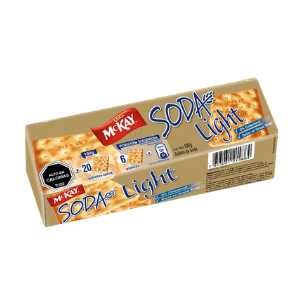 Galleta Soda Light Mckay, 180Gr