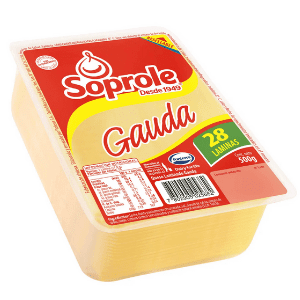 Queso Gauda laminado Soprole, 500 gr