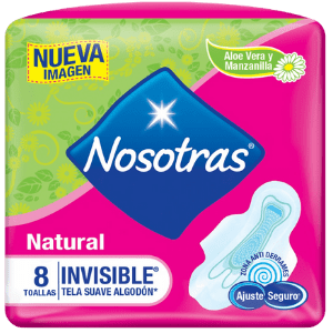 Toalla Ultra Invisible Nosotras, 8 unidades