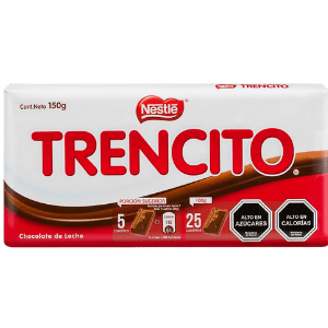 Chocolate Trencito Barra Grande Nestle, 150 gr