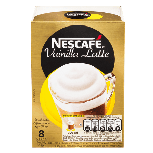 Cafe Gold Vainilla Latte,  8 sobres