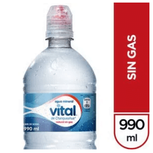 Agua Mineral Natural S/G Vital, 990 ml