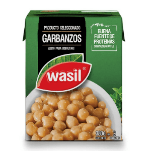 Poroto Garbanzos Tetra Wasil, 380 gr